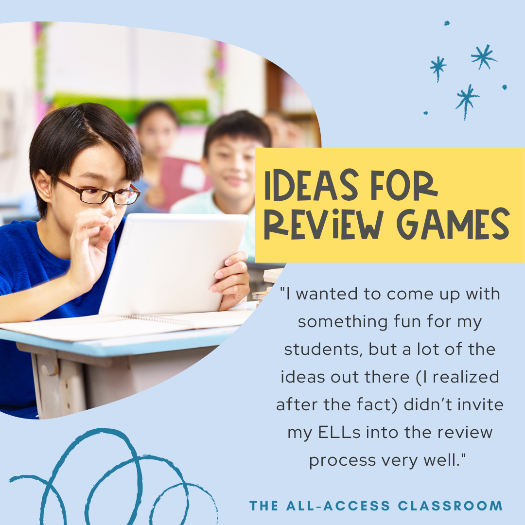 how to make a review game